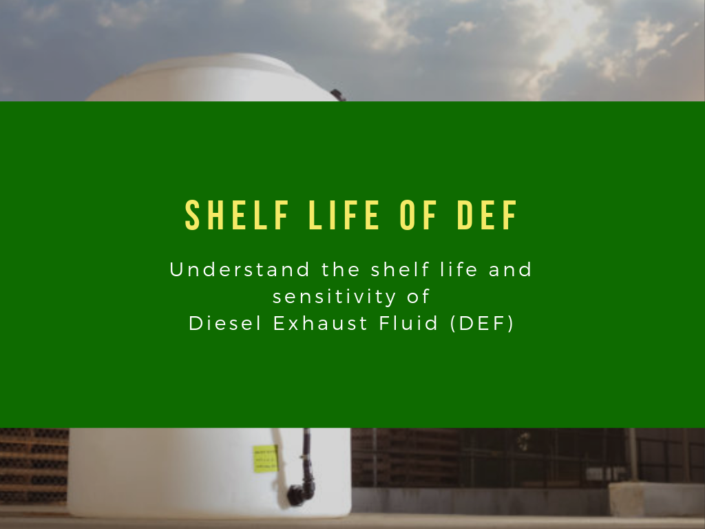 Shelf Life of Diesel Exhaust Fluid DEF