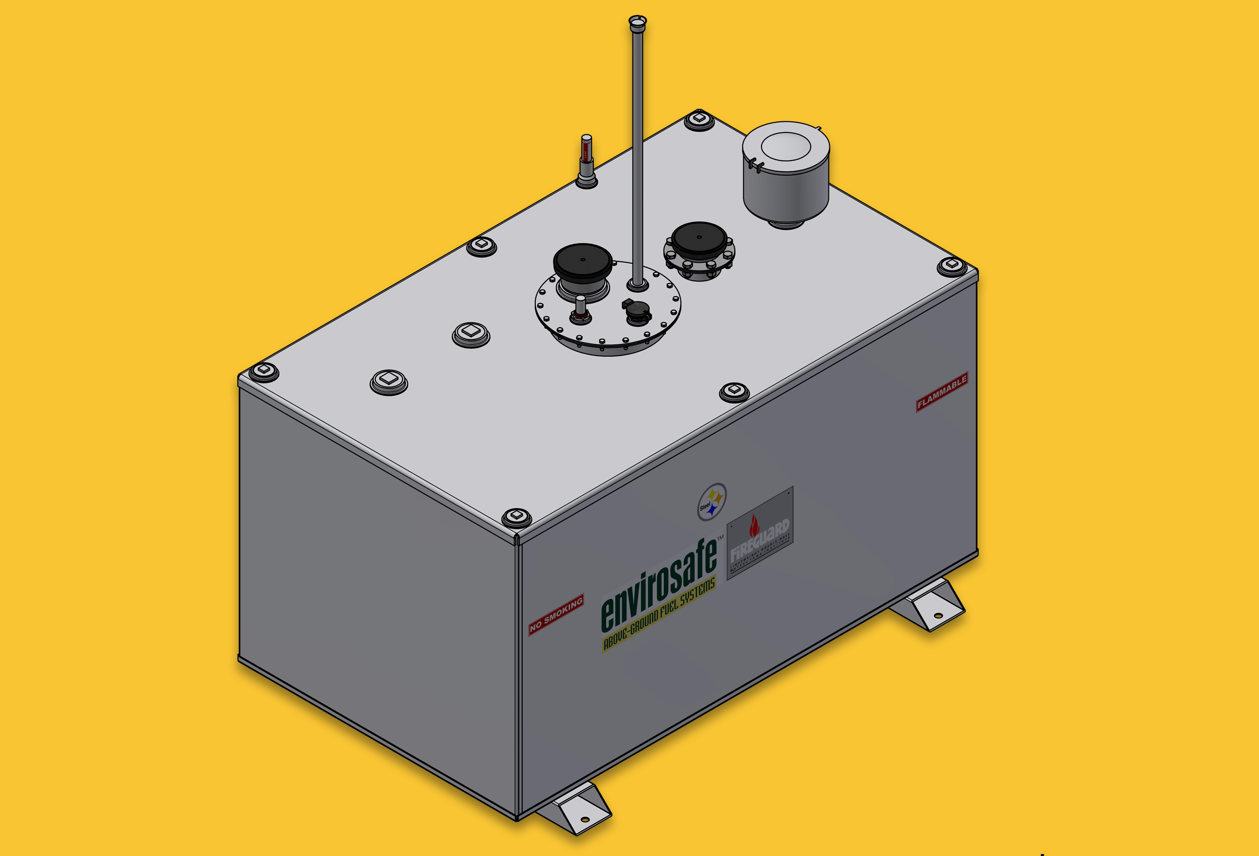 1000 gallon fuel storage tank ready-2-fill