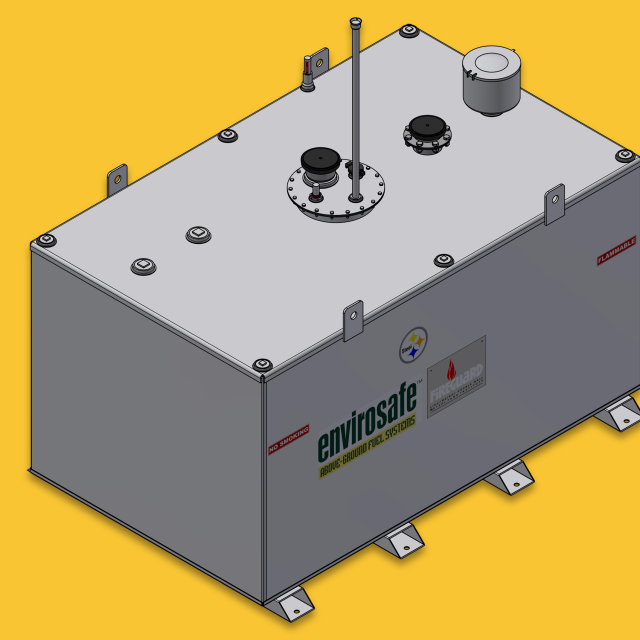 ready-2-fill 2000 gallon fuel storage tank