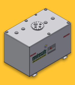 500 gallon fuel storage tank ul2085 fireguard bare