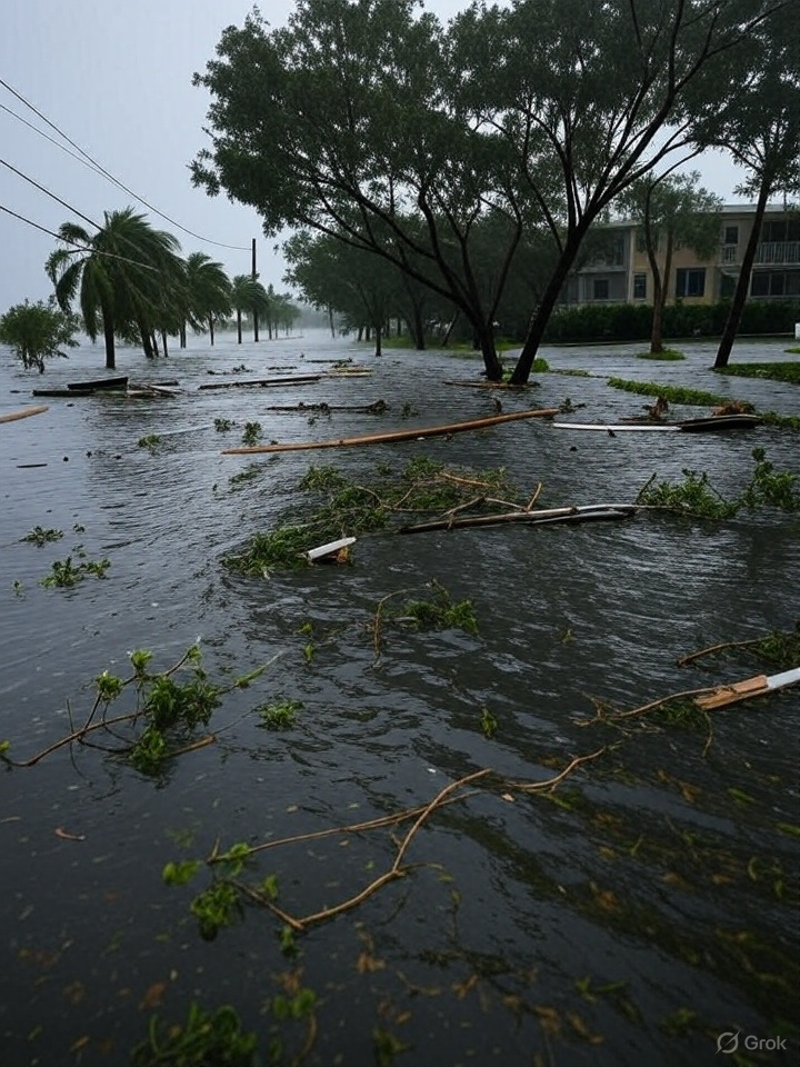flooded streets hurricane